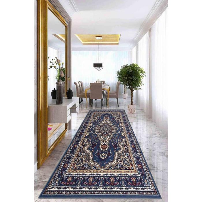 Teppich & Läufer Persian Orient Flach 7x Größen Mehrfarbig 6mm HLO-JE41 ~  60x150 cm (0,90m²) von Heute-Wohnen
