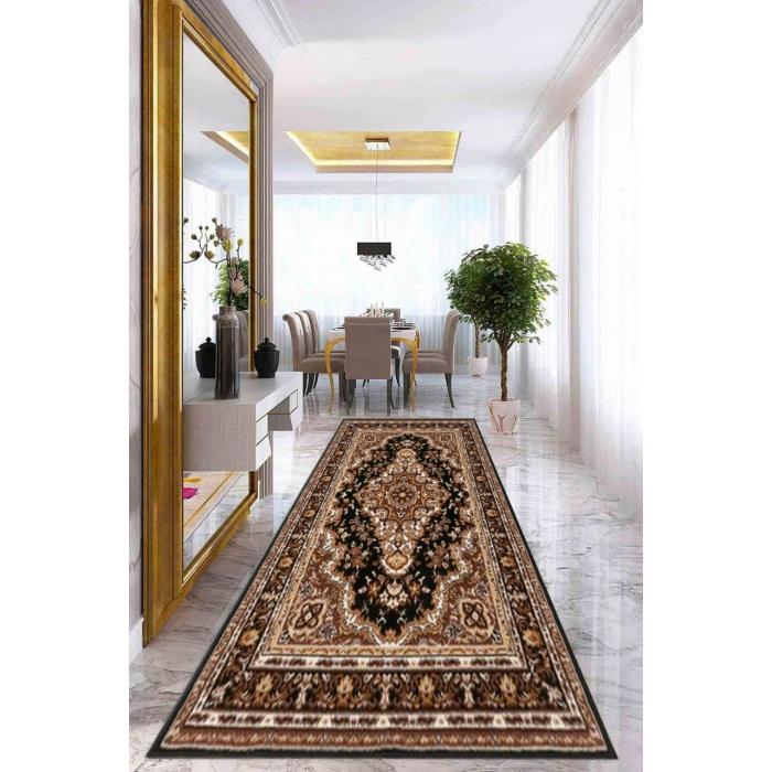 Teppich & Läufer Persian Orient Flach 7x Größen Mehrfarbig 6mm HLO-JE42 ~  60x150 cm (0,90m²) von Heute-Wohnen