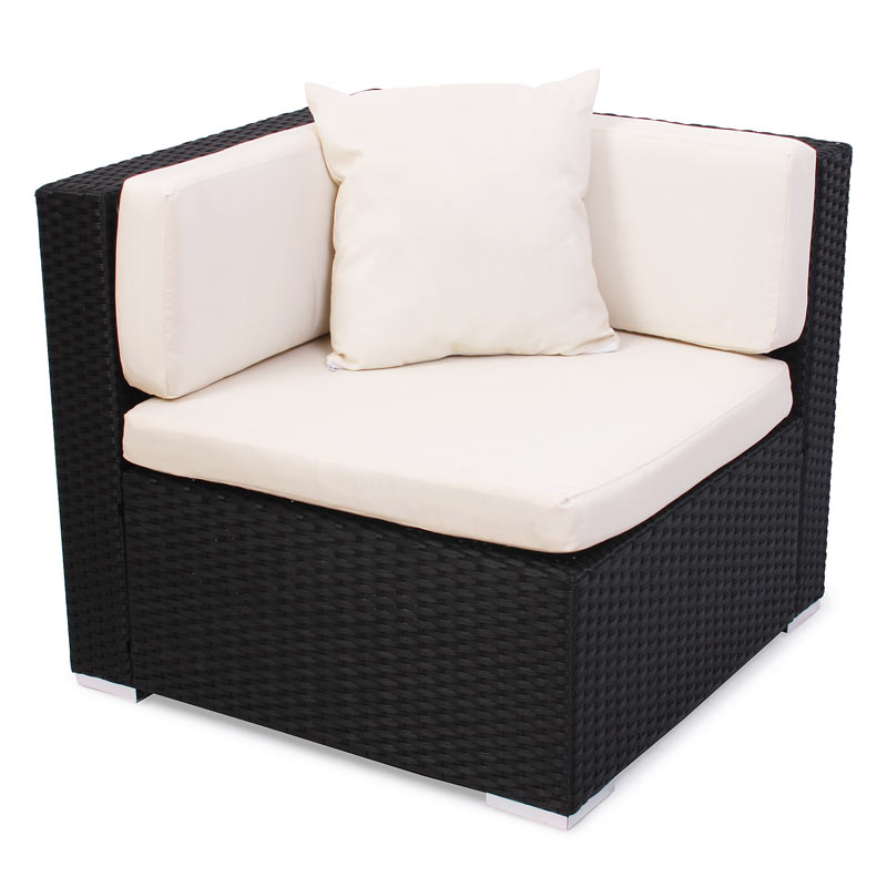 Modulares PolyRattan Sofa Alessandria ~ anthrazit, Ecksofa # Ecksofa Polyrattan Modulares PolyRattan Sofa Alessandria ~ anthrazit, Ecksofa # Ecksofa Polyrattan