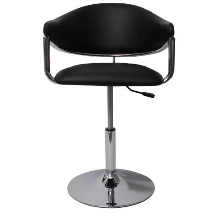 6x Barhocker Dema, Barstuhl Tresenhocker Lounge Stuhl, Kunstleder ~ schwarz