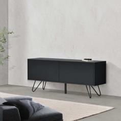 Sideboard HLO-PX13 46,5x110x30cm ~ Schwarz