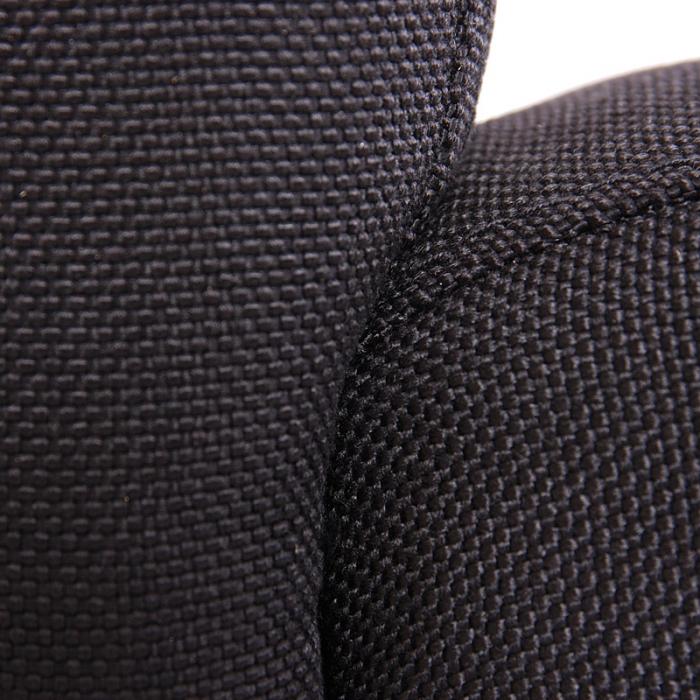 6er-Set Esszimmerstuhl Stuhl Küchenstuhl Littau ~ Textil, schwarz, dunkle Beine