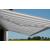 Elektrische Kassettenmarkise T122, Markise Vollkassette 4x3m ~ Acryl Grau/Wei