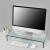 Monitorerhhung HLO-PX7 60x25x11 cm Glas ~ Transparent
