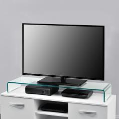 Monitorerhhung HLO-PX1 110x30x13 cm Glas ~ Transparent