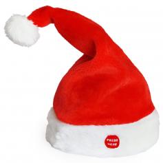 Rockende Weihnachtsmütze mit Musik HLO-PX15 Tanzend Singend Weihnachten Nikolaus Mütze