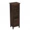 Kommode Schrank, 90x30x25cm, Shabby-Look, Vintage ~ braun
