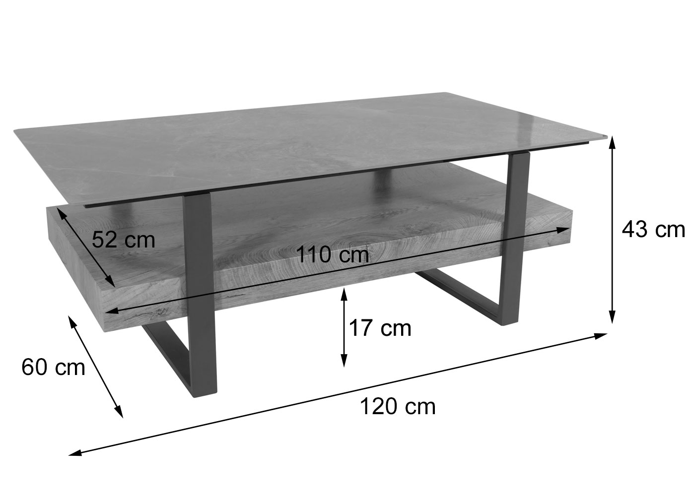 Mae Couchtisch HWC-L88