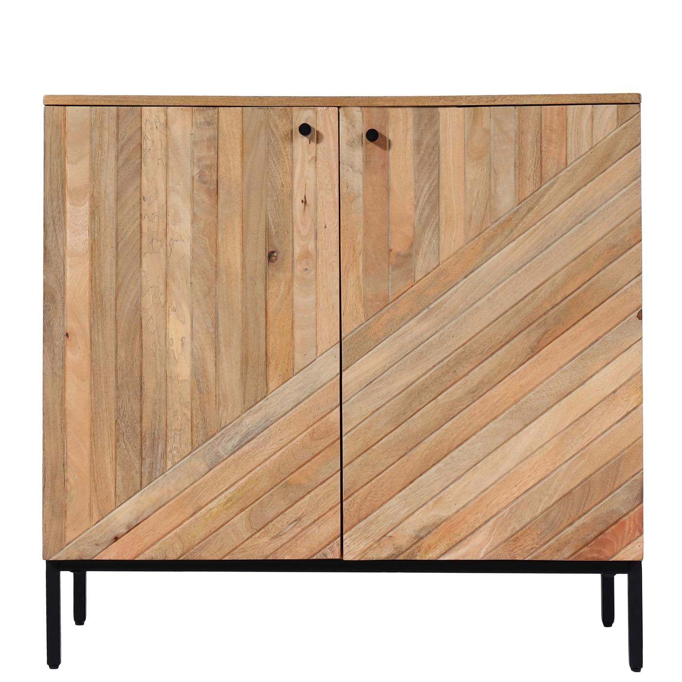 Highboard HWC-L95 Frontansicht geschlossen