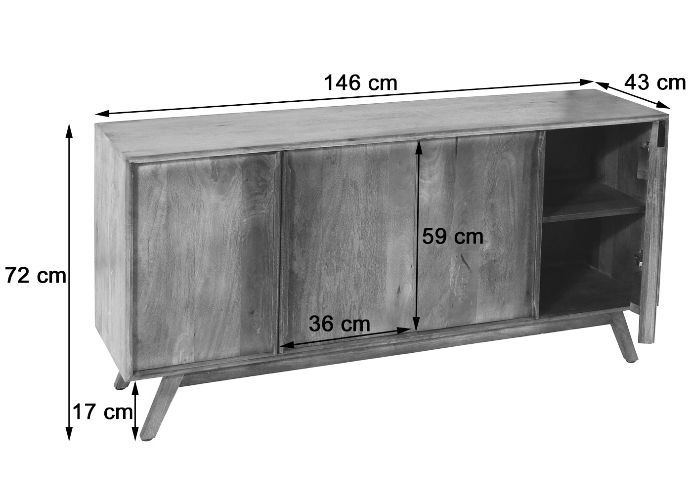 Sideboard HWC-L96 Mae