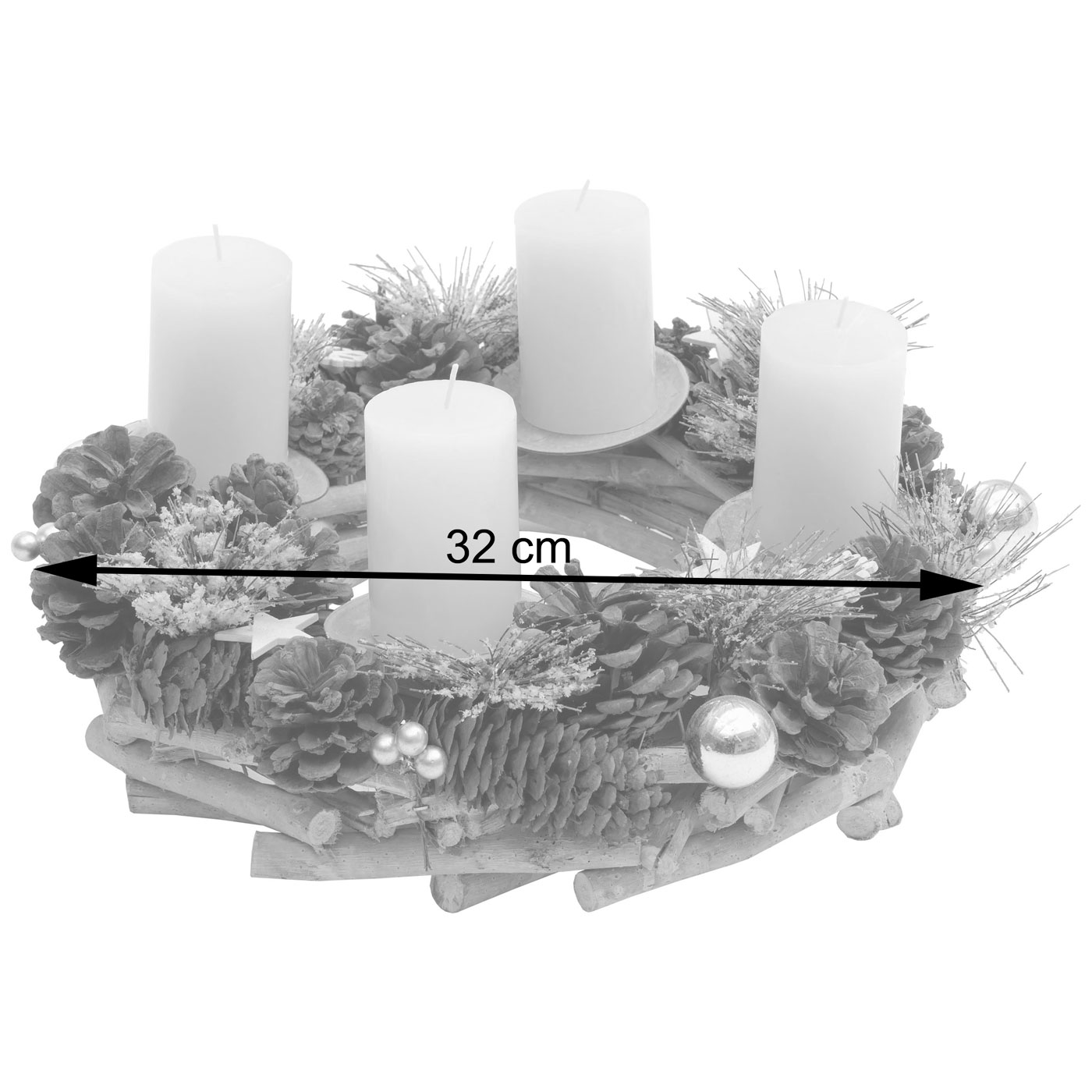Adventskranz HWC-M15 Ambientebild