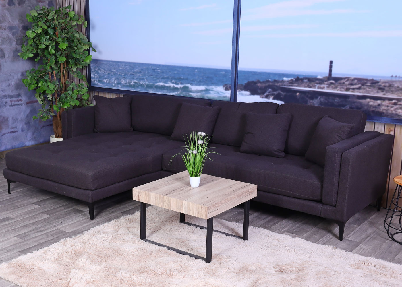 Sofa-Garnitur HWC-M27, Ambiente