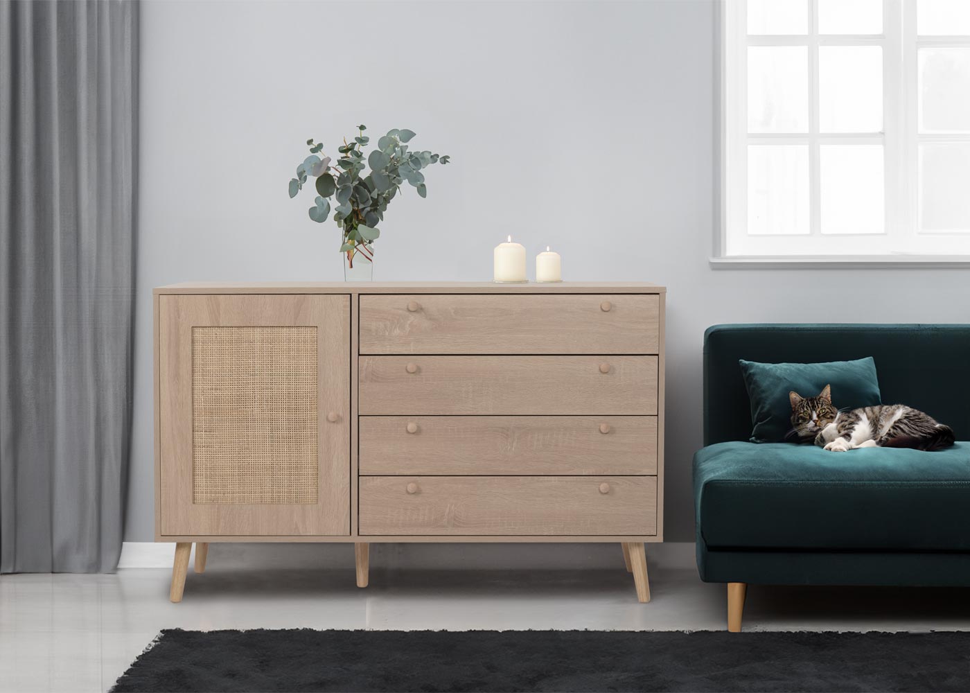 Sideboard HWC-M43 Ambiente