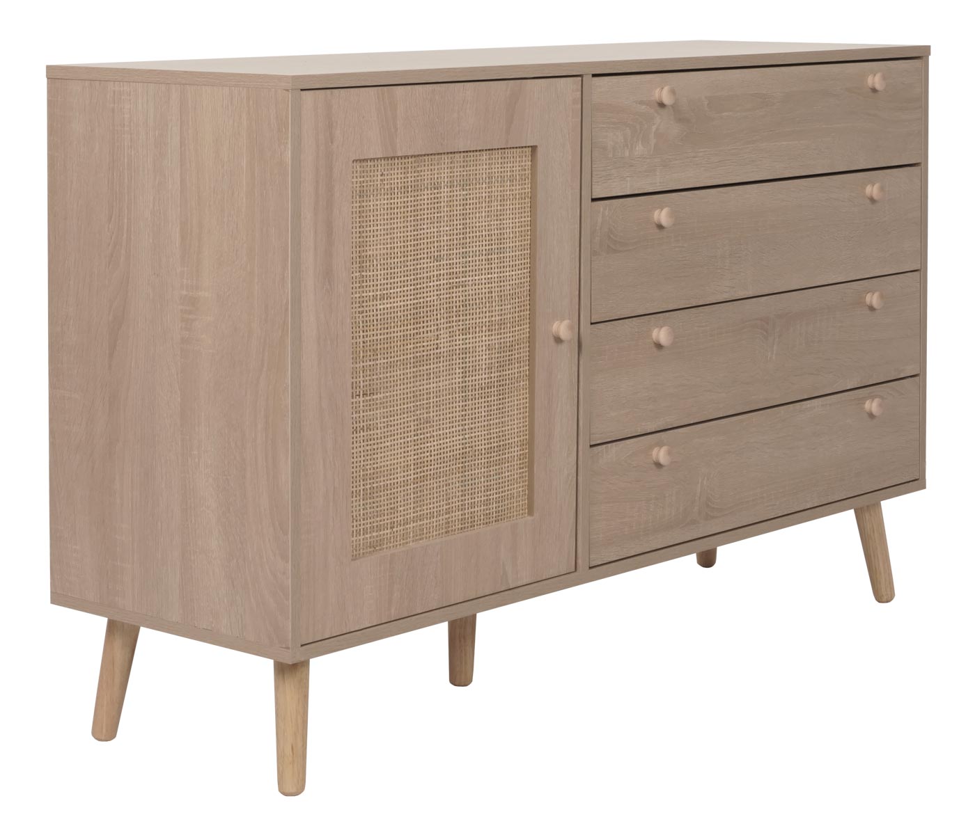 Sideboard HWC-M43 Seitenansicht