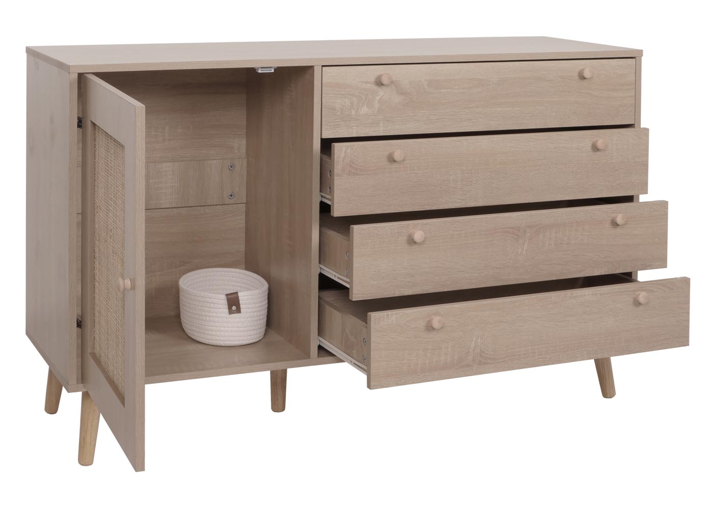 Sideboard HWC-M43 Gesamtansicht 