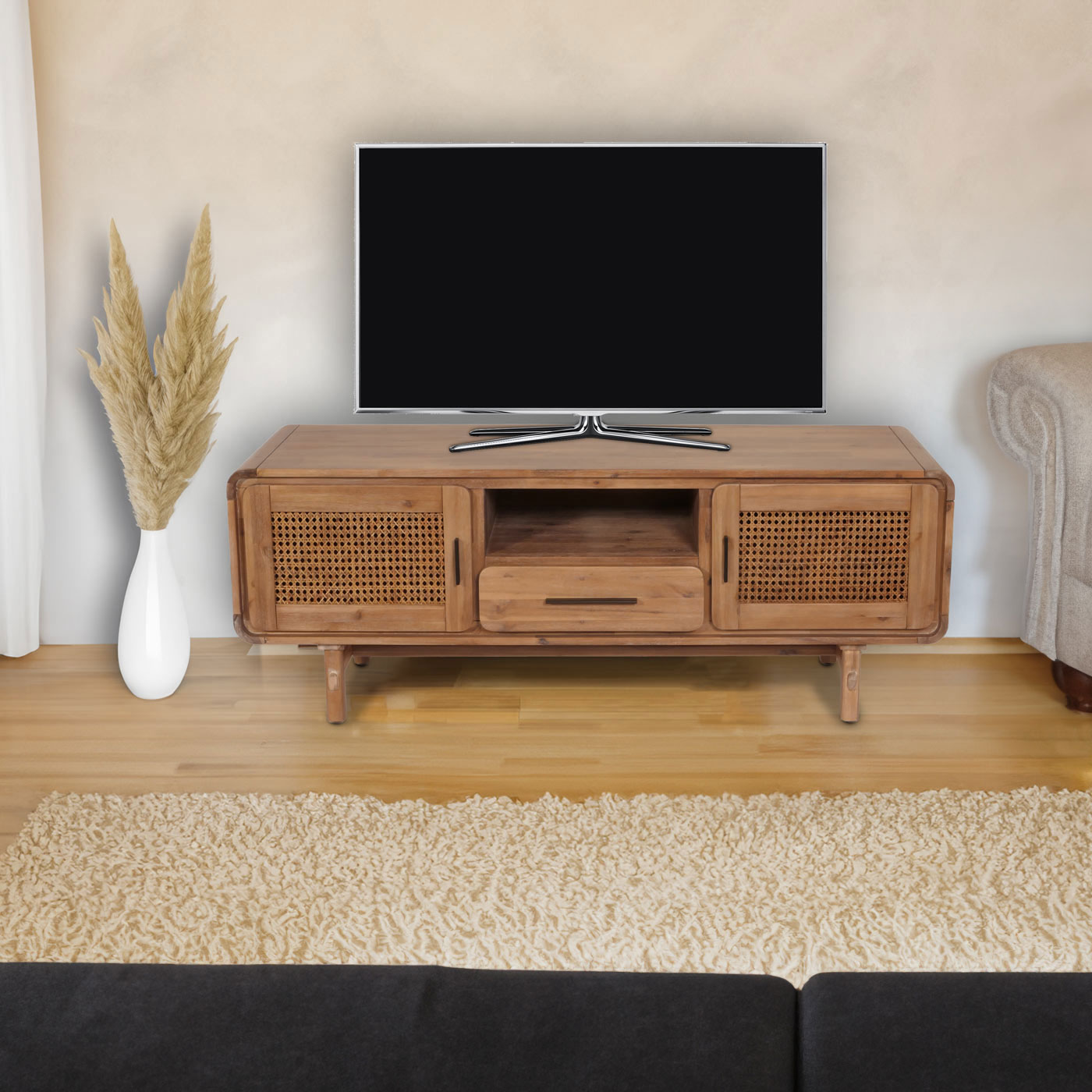 TV-Rack HWC-M47 Ambiente-Bild