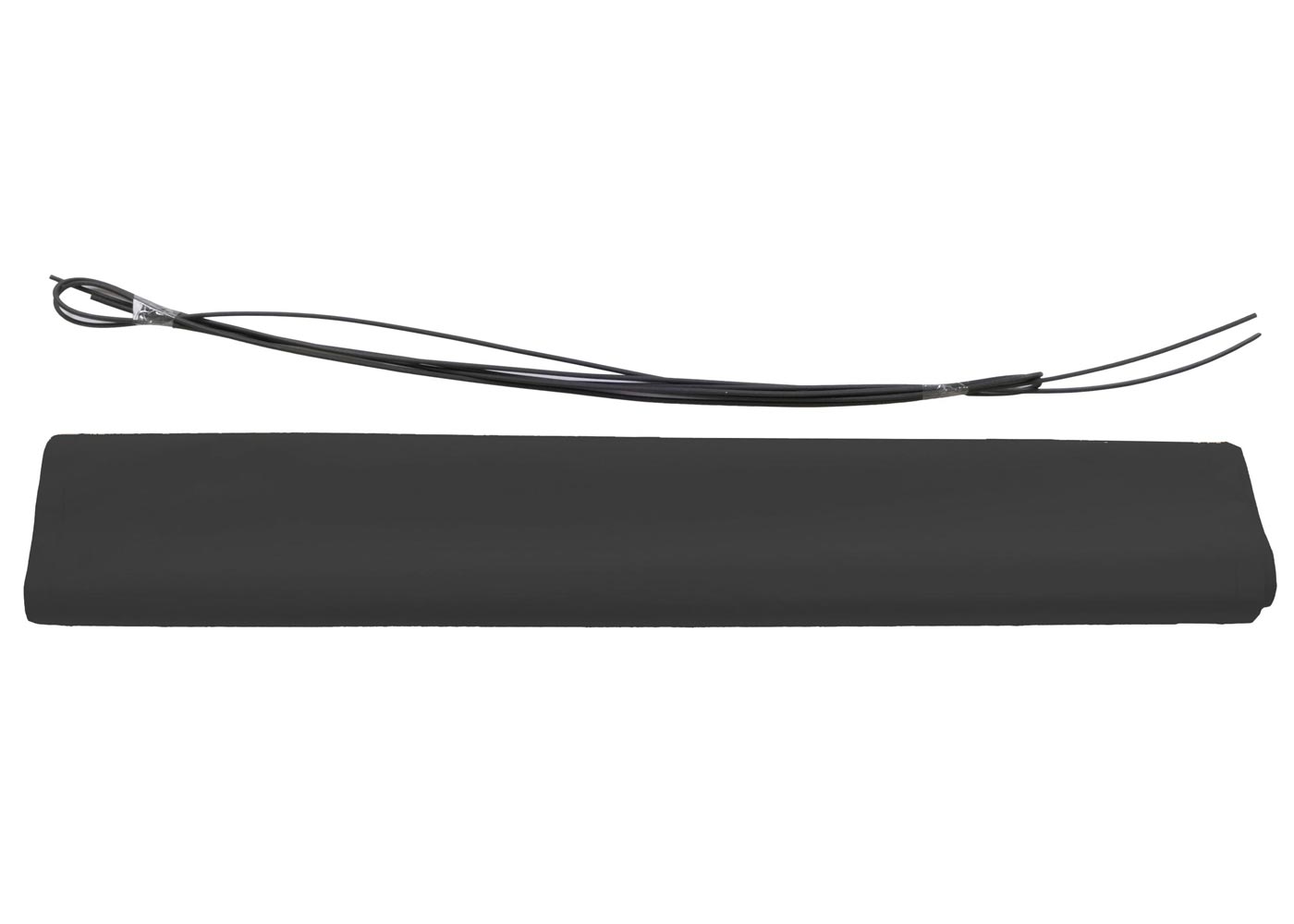 Volant fr elektrische Vollkassetten-Markise T122 Ansicht oben zusammengefaltet mit Fixierstab