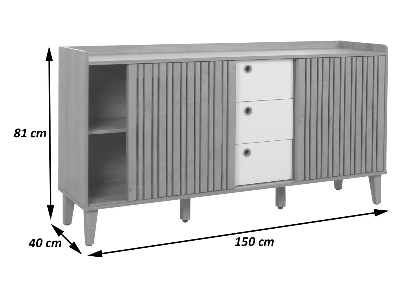 Sideboard HWC-M48 Bemaung