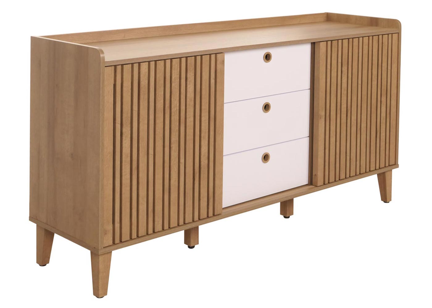 Sideboard HWC-M48 Seitenansicht