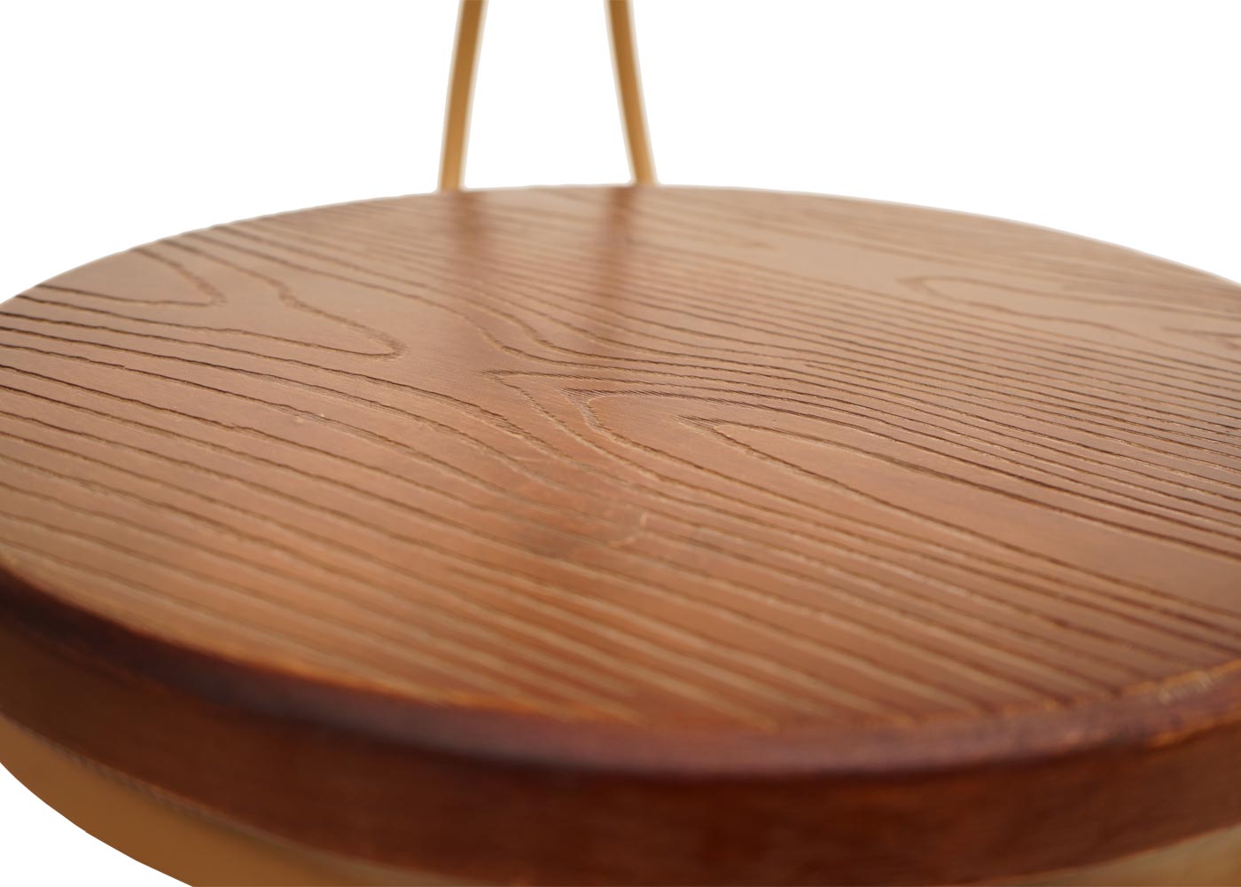 2er-Set Barhocker HWC-N18 Detailbild Holz