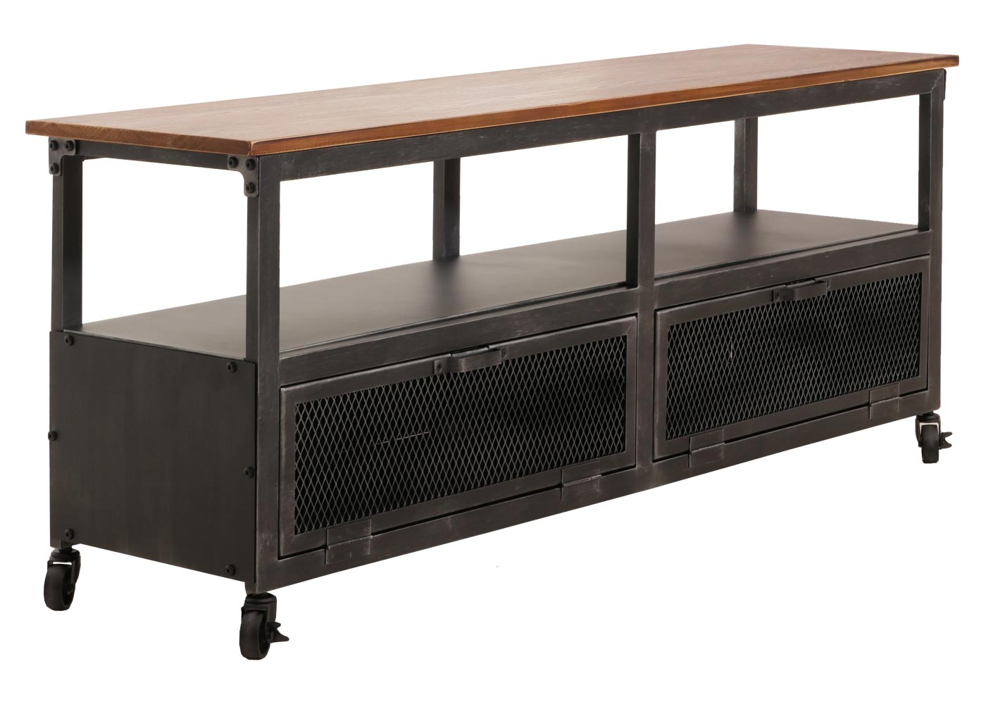 Sideboard HWC-N28 Seitenansicht