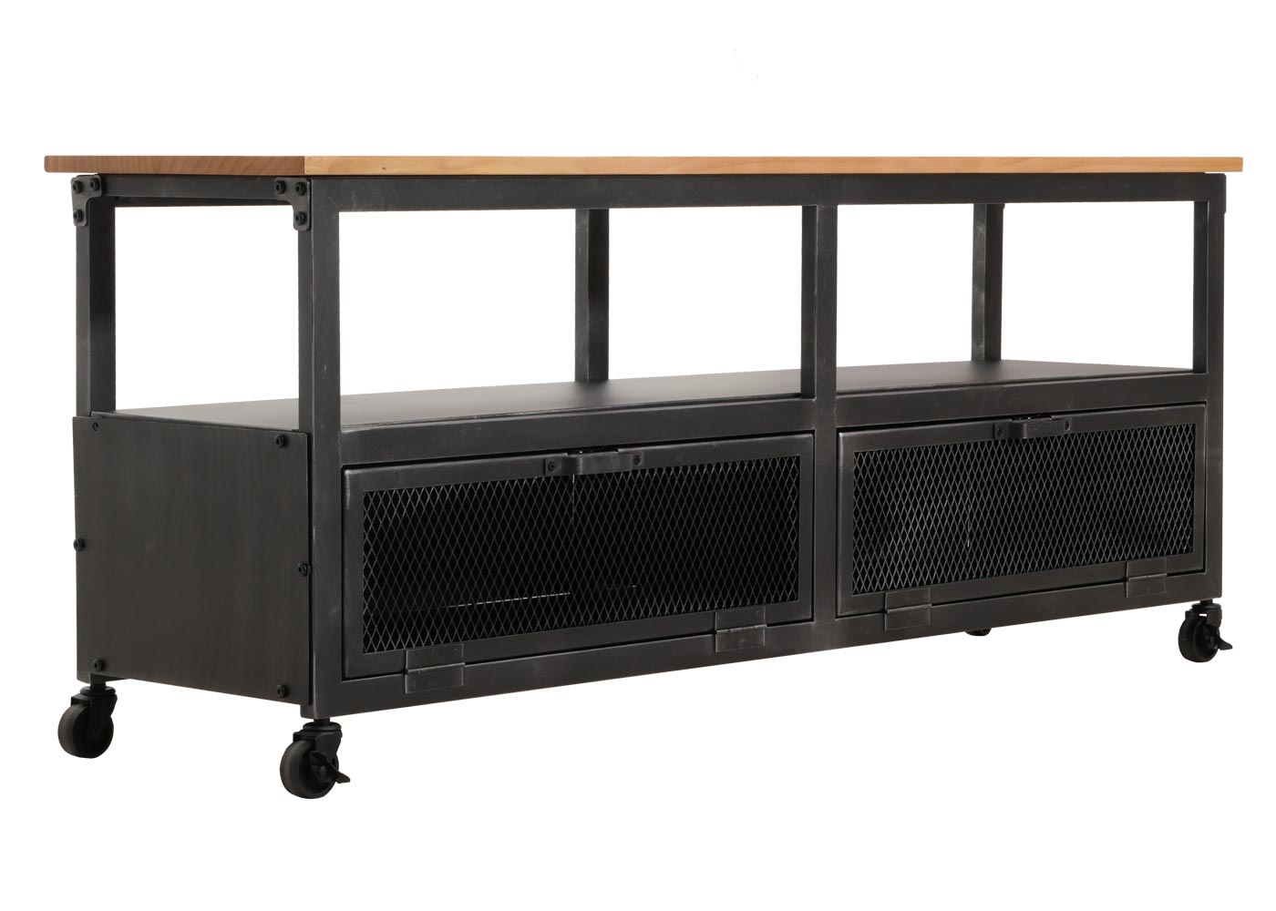 Sideboard HWC-N28 Seitenansicht von unten