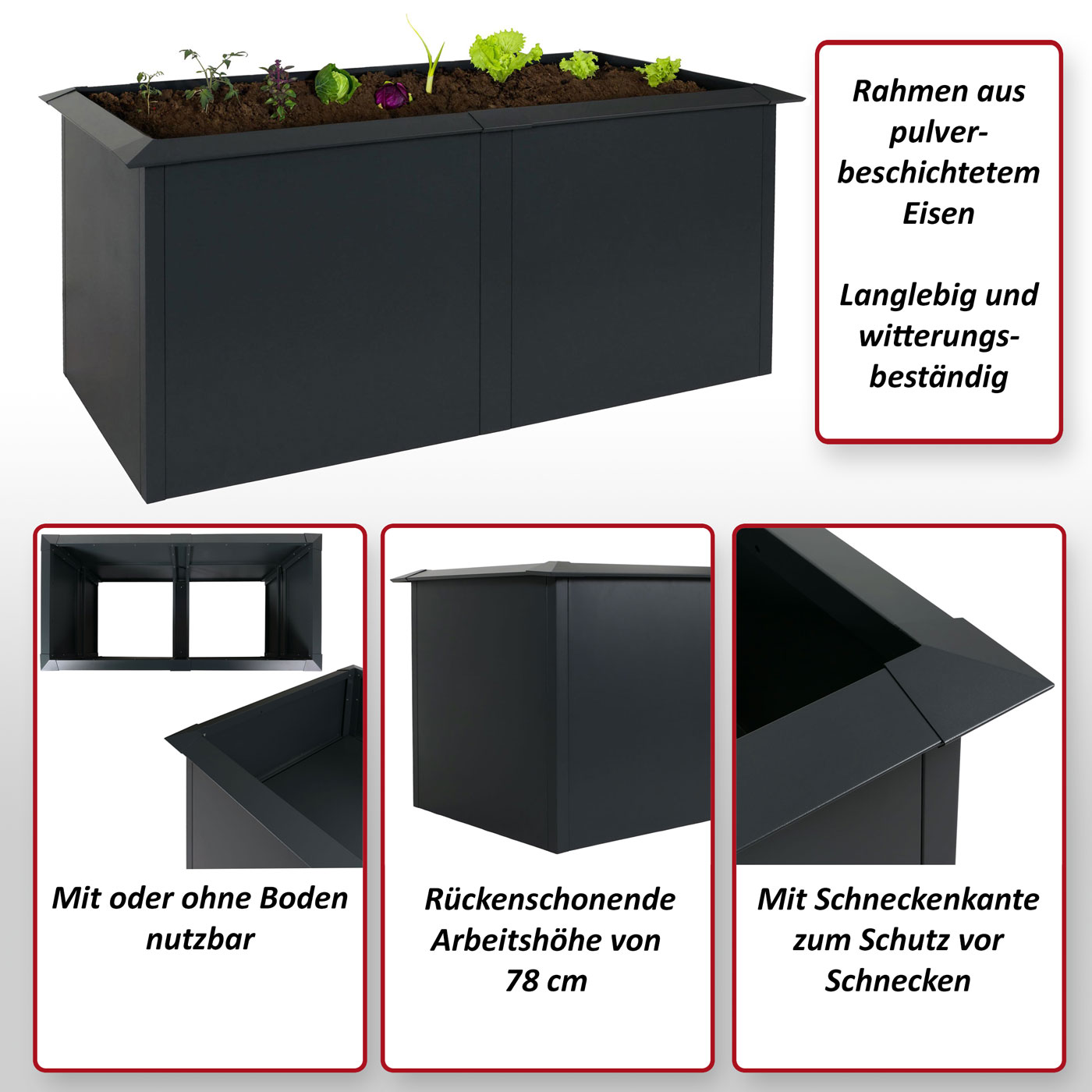 Hochbeet HWC-N24 Funktionsbild