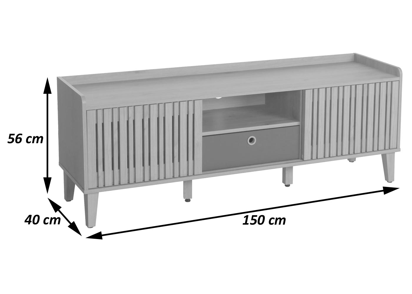 TV-Rack HWC-M48 Bemaung