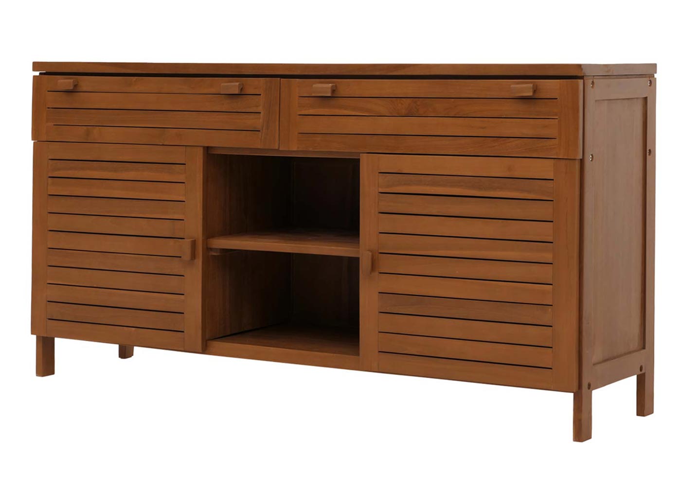 Teak-Hochschrank HWC-M84 Bemaung