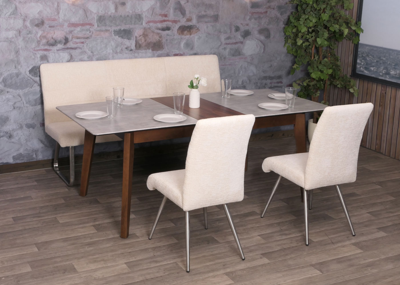 Esszimmer-Set HWC-G55 Ambiente