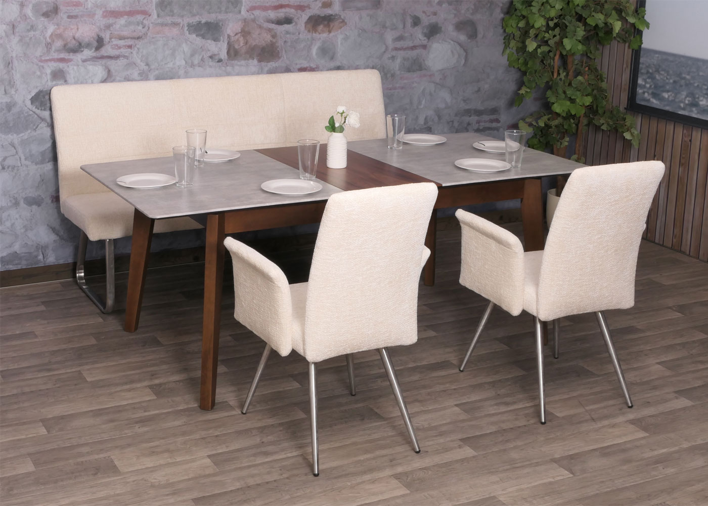 Esszimmer-Set HWC-G55 Ambientebild