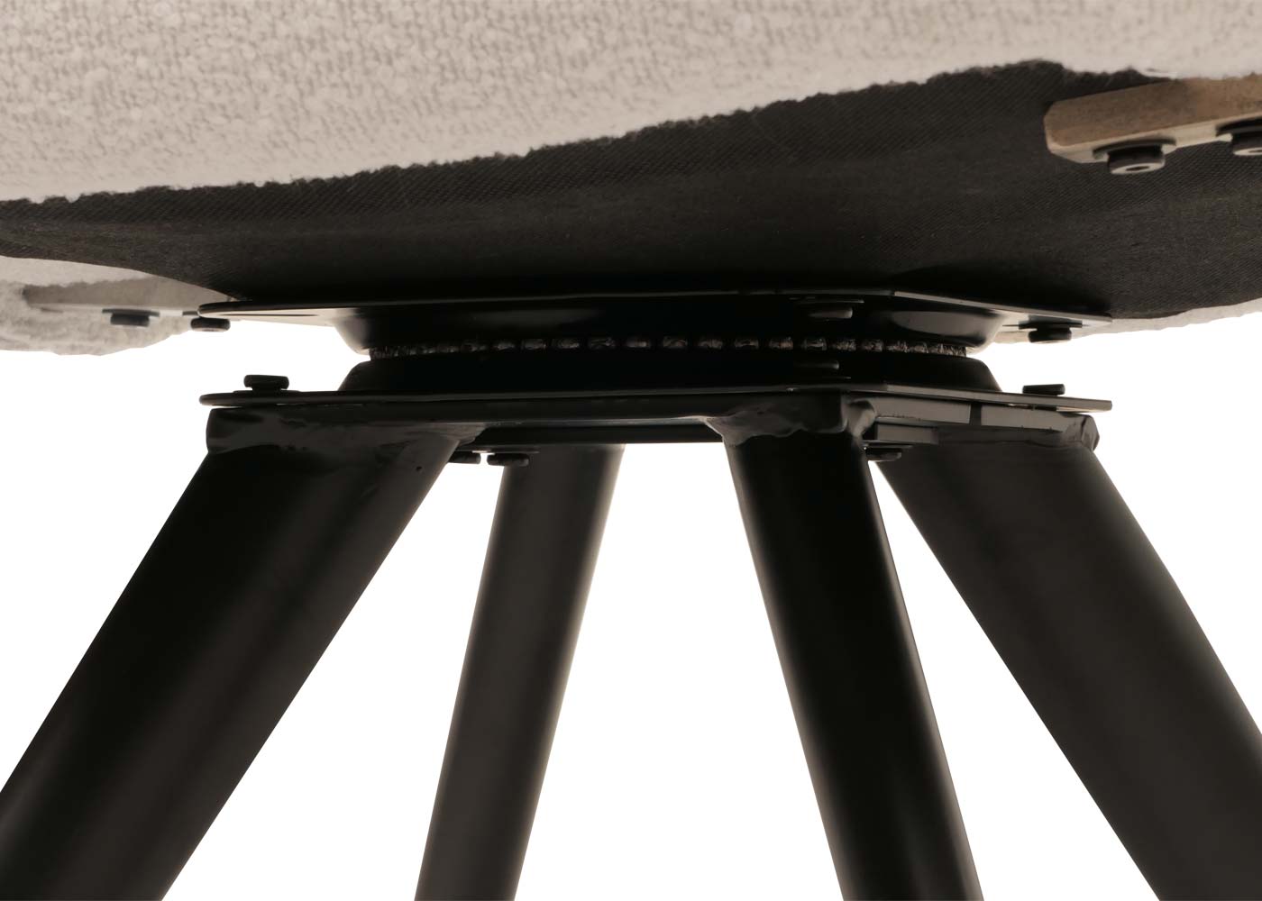 Kugellager Esszimmerstuhl HWC-G66 Bouclé