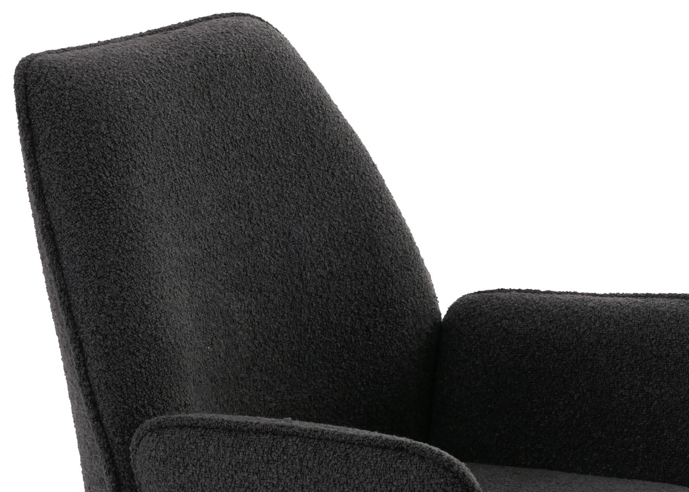 Rückenlehne Esszimmerstuhl HWC-G67 Bouclé