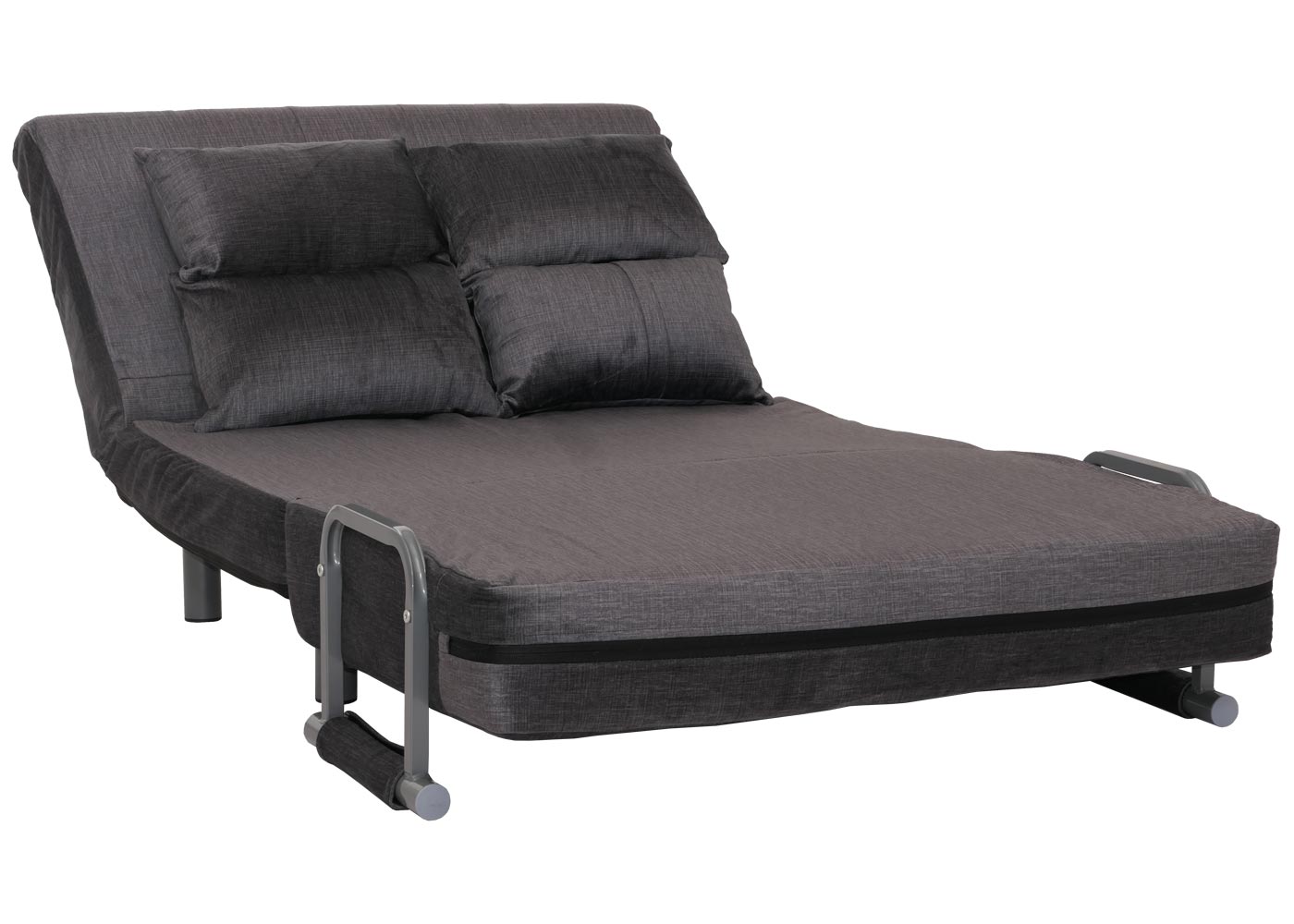 Klappsessel HWC-K29 Schlaffunktion von oben