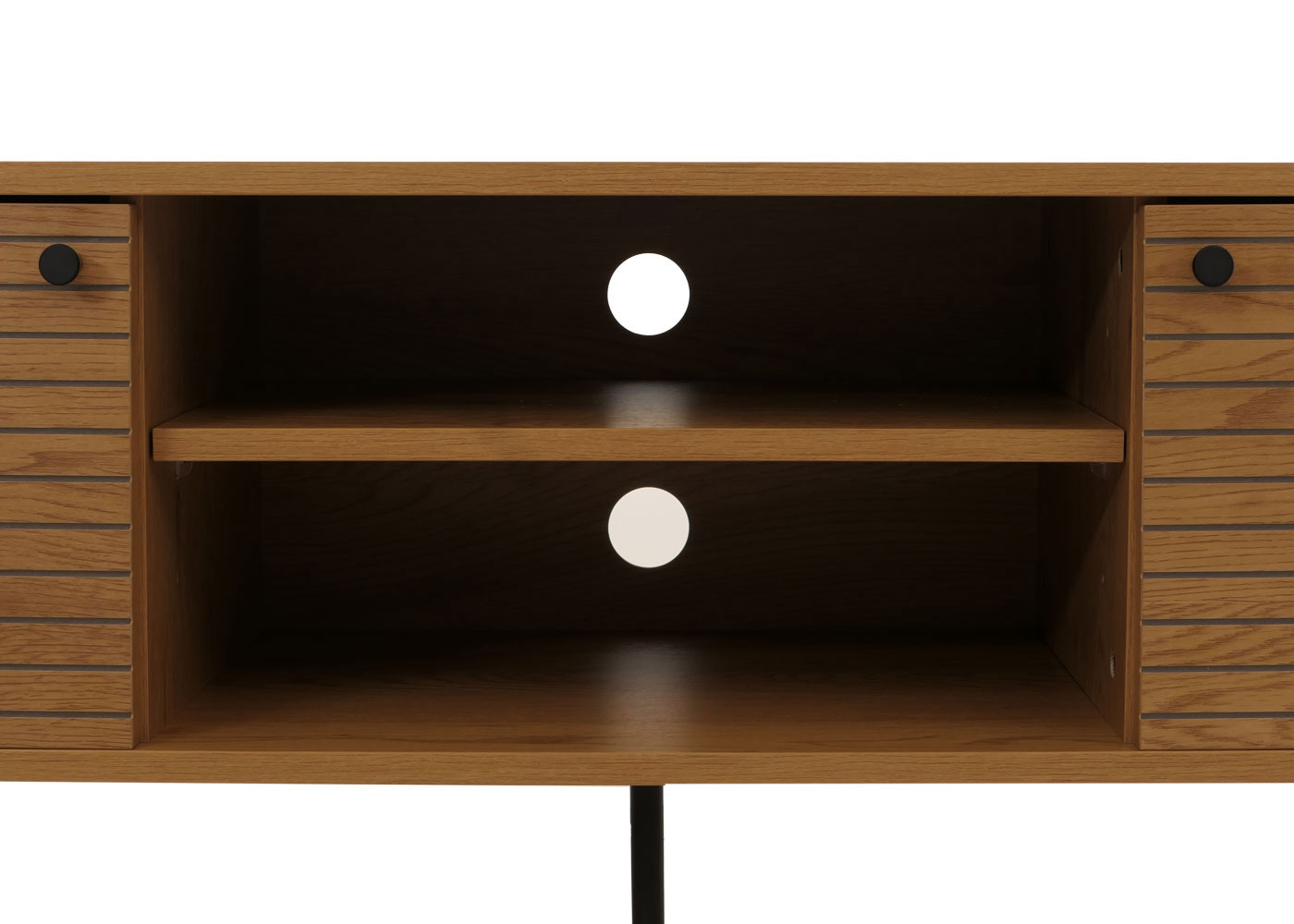 Aussparung Kabelfhrung TV-Rack HWC-N78 150 cm