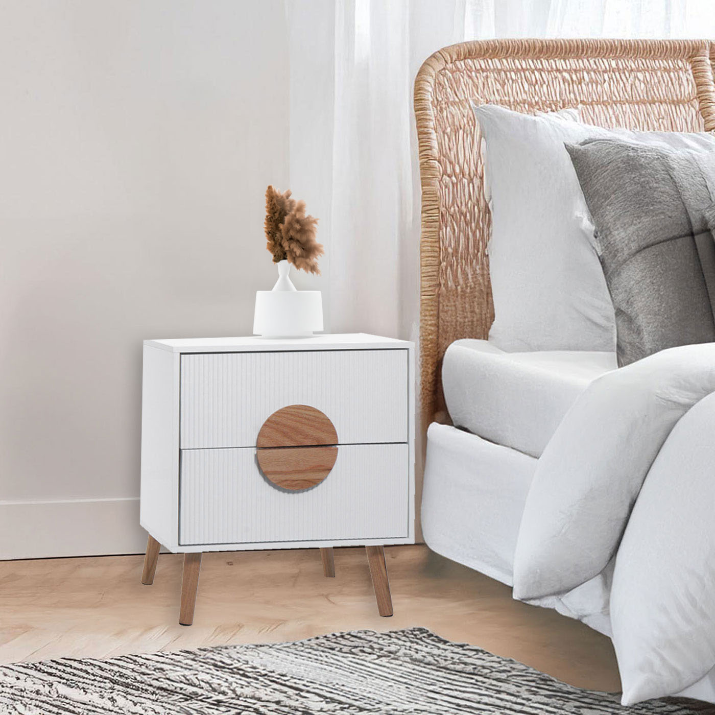 Nachttisch HWC-N89 Ambiente