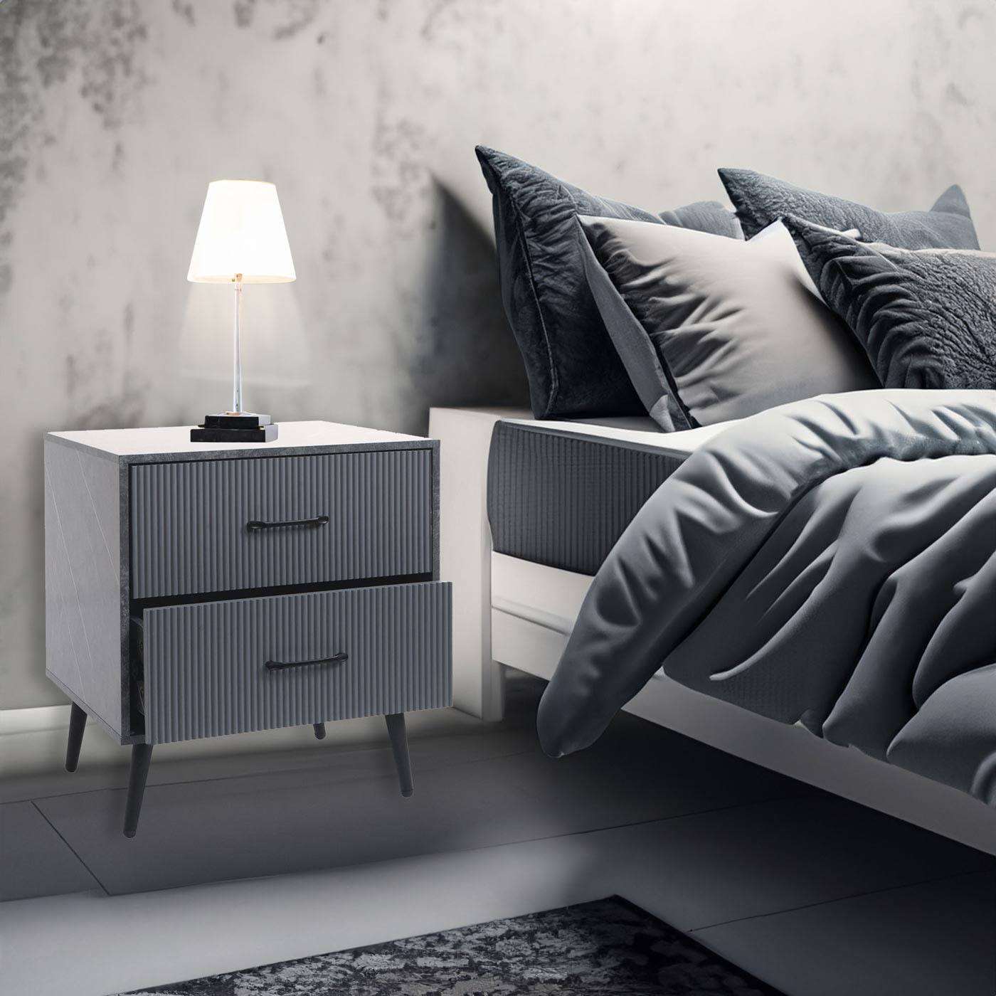 Nachttisch HWC-N89 Ambiente