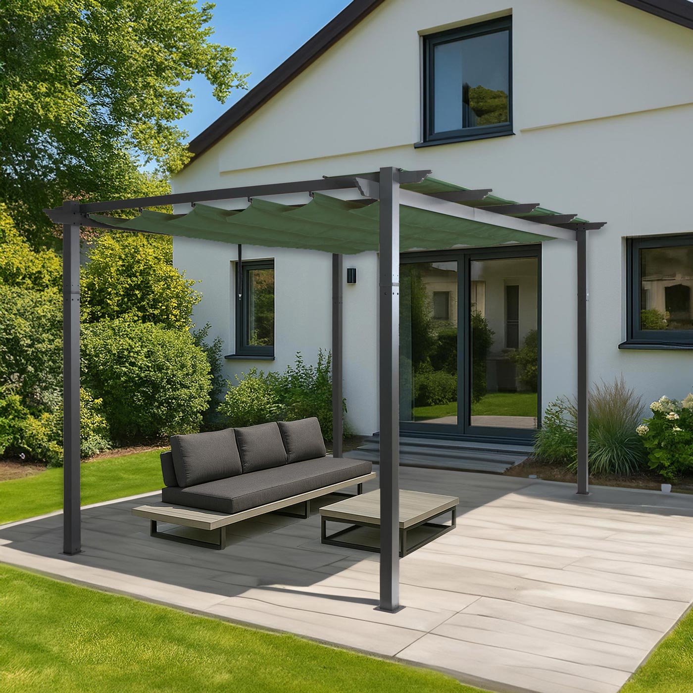 Aluminium Pergola HWC-N93 Ambientebild