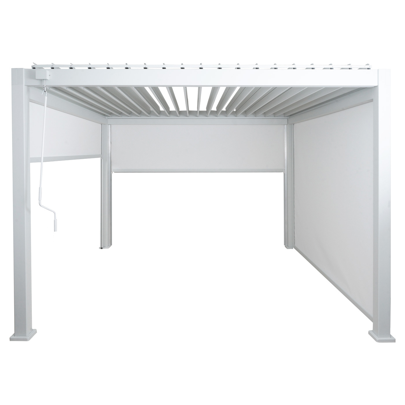 Seitenwand für Pergola HWC-L41 Anwendungsbeispiel