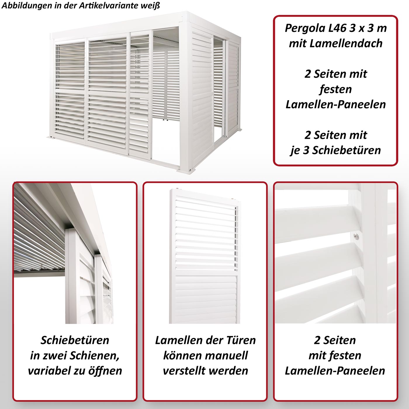 Bulletbild Pergola HWC-L46