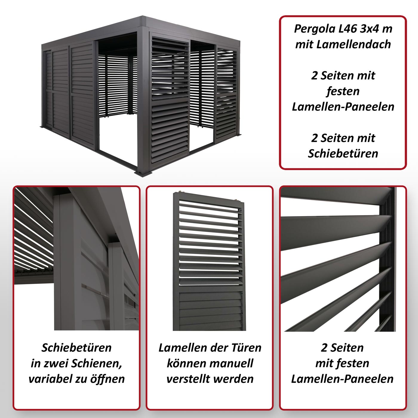 Bulletbild Pergola HWC-L46