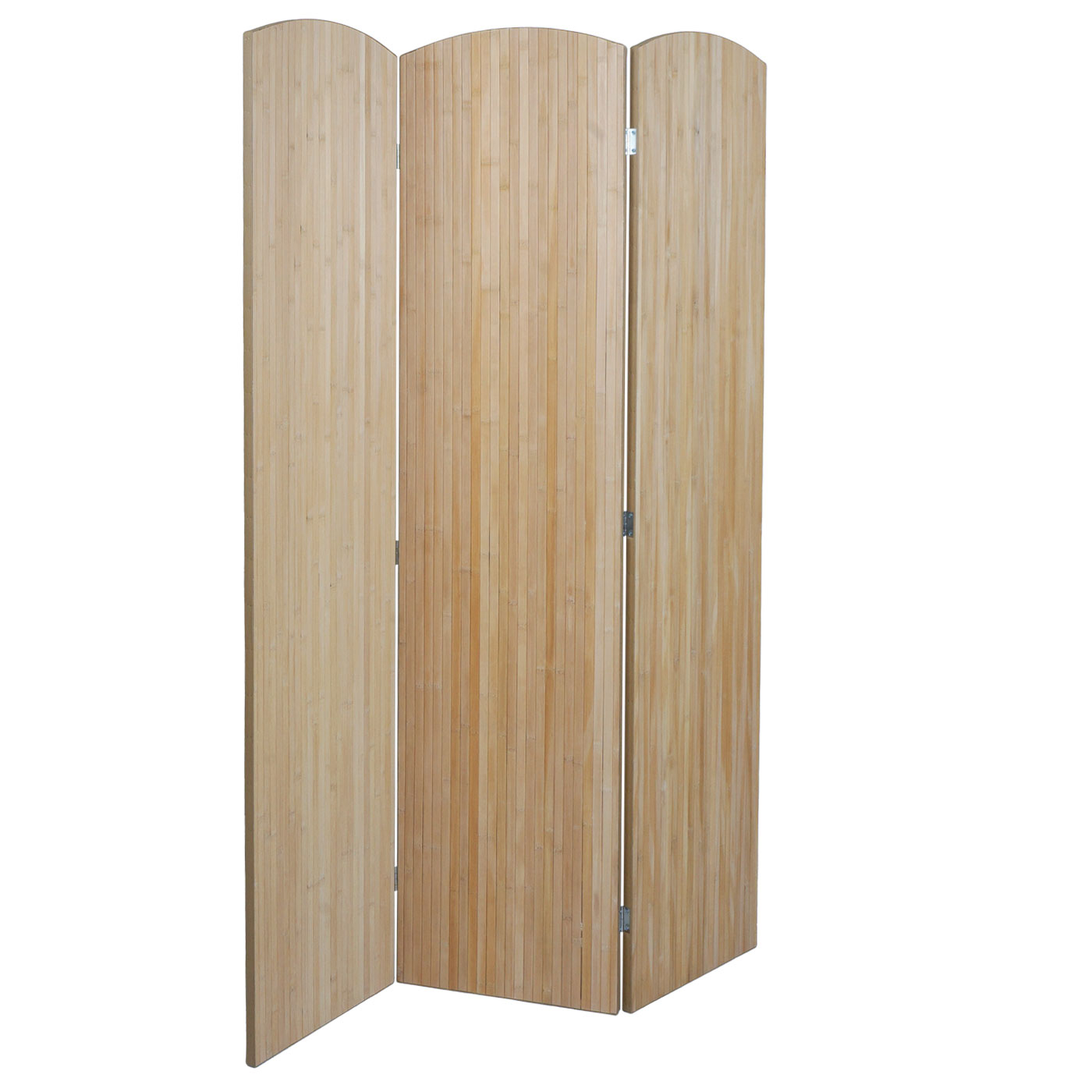 Paravent HWC-O30 4 Paneele, leicht seitliche Ansicht