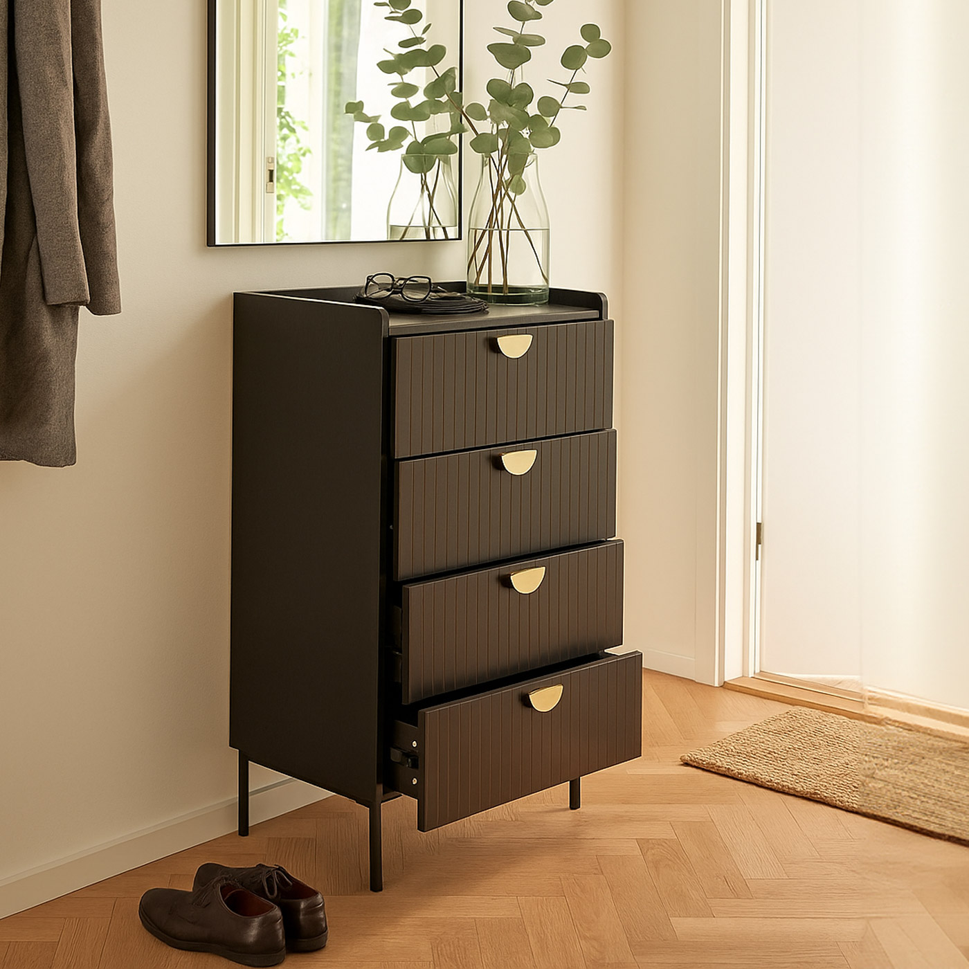 Kommode HWC-O39 Ambientebild Flur