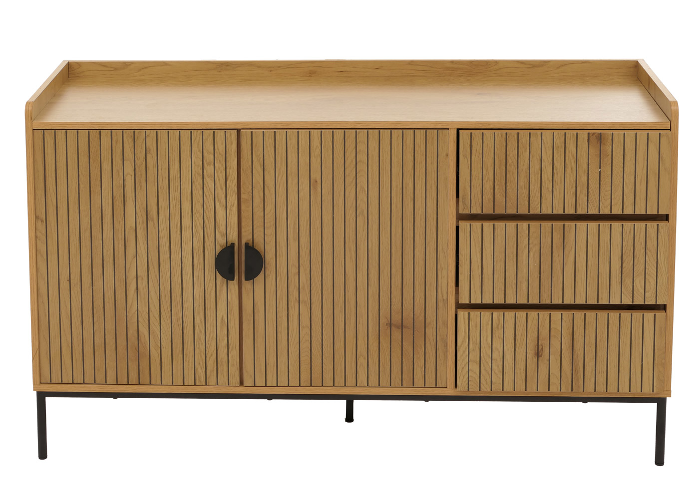 Sideboard HWC-O39 Frontansicht von oben