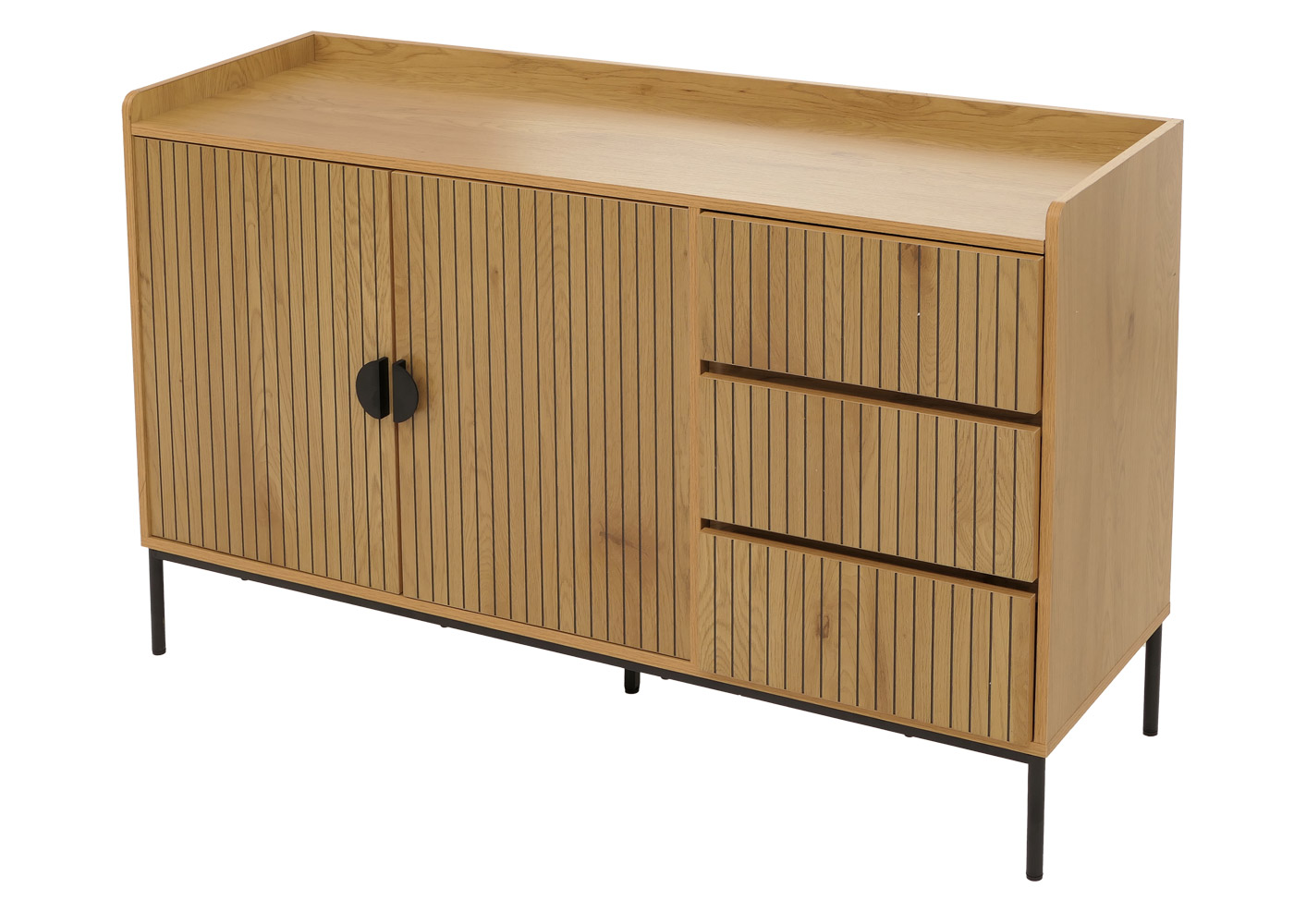 Sideboard HWC-O39 Gesamtansicht leicht gedreht von oben