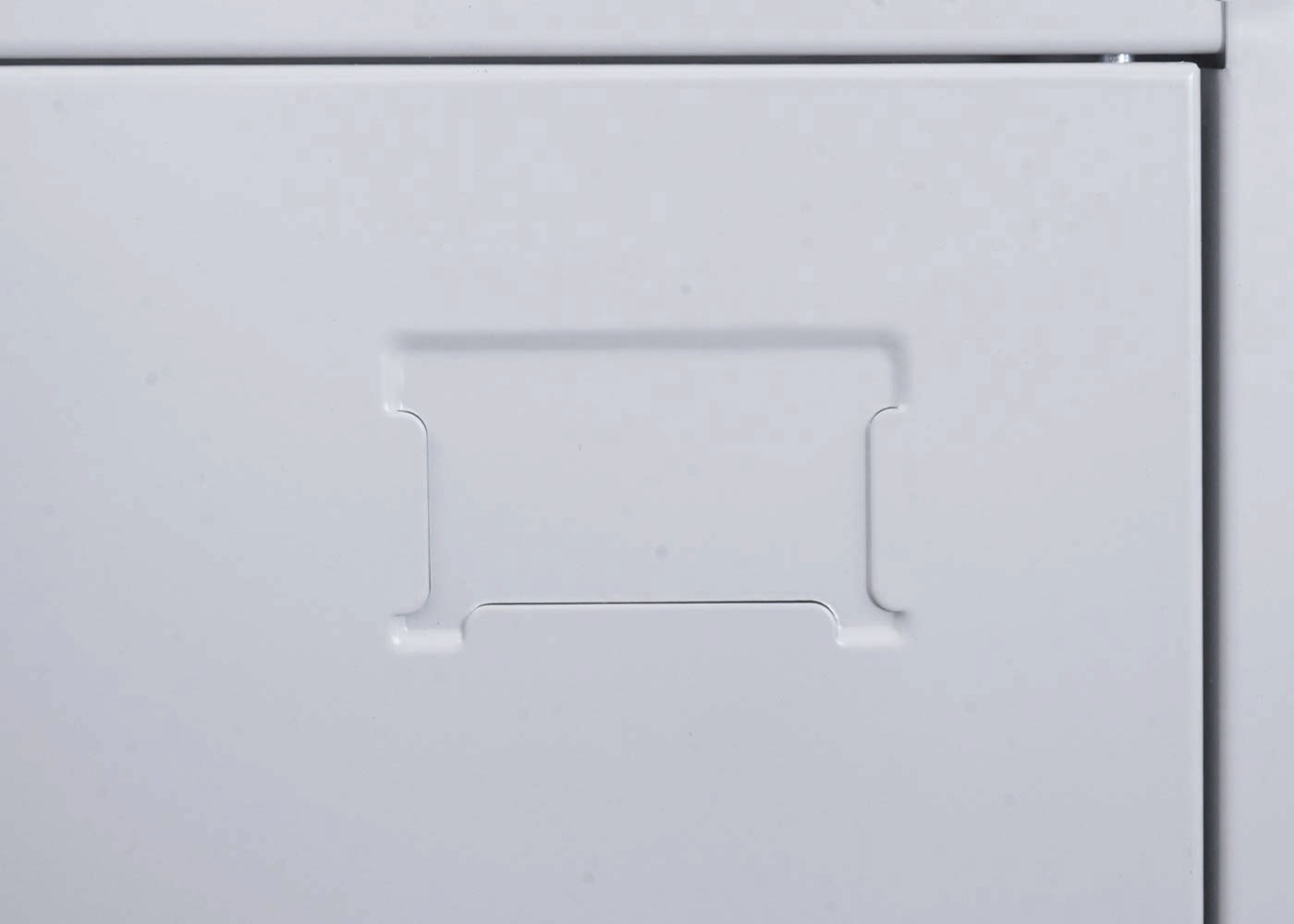 Schliefachschranl L61 Detailbild Etikettenhalter