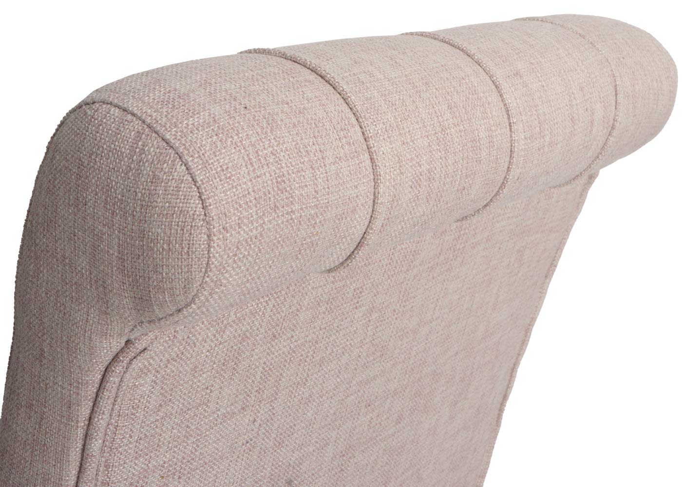 Esszimmerstuhl HWC-O66 beige, Detailbild Lehne