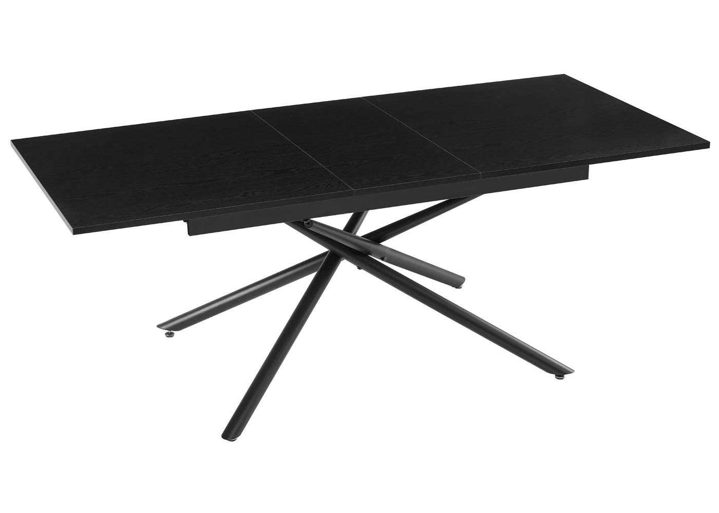 Esszimmertisch HWC-O57 Gesamtansicht ausgezogen 200 cm