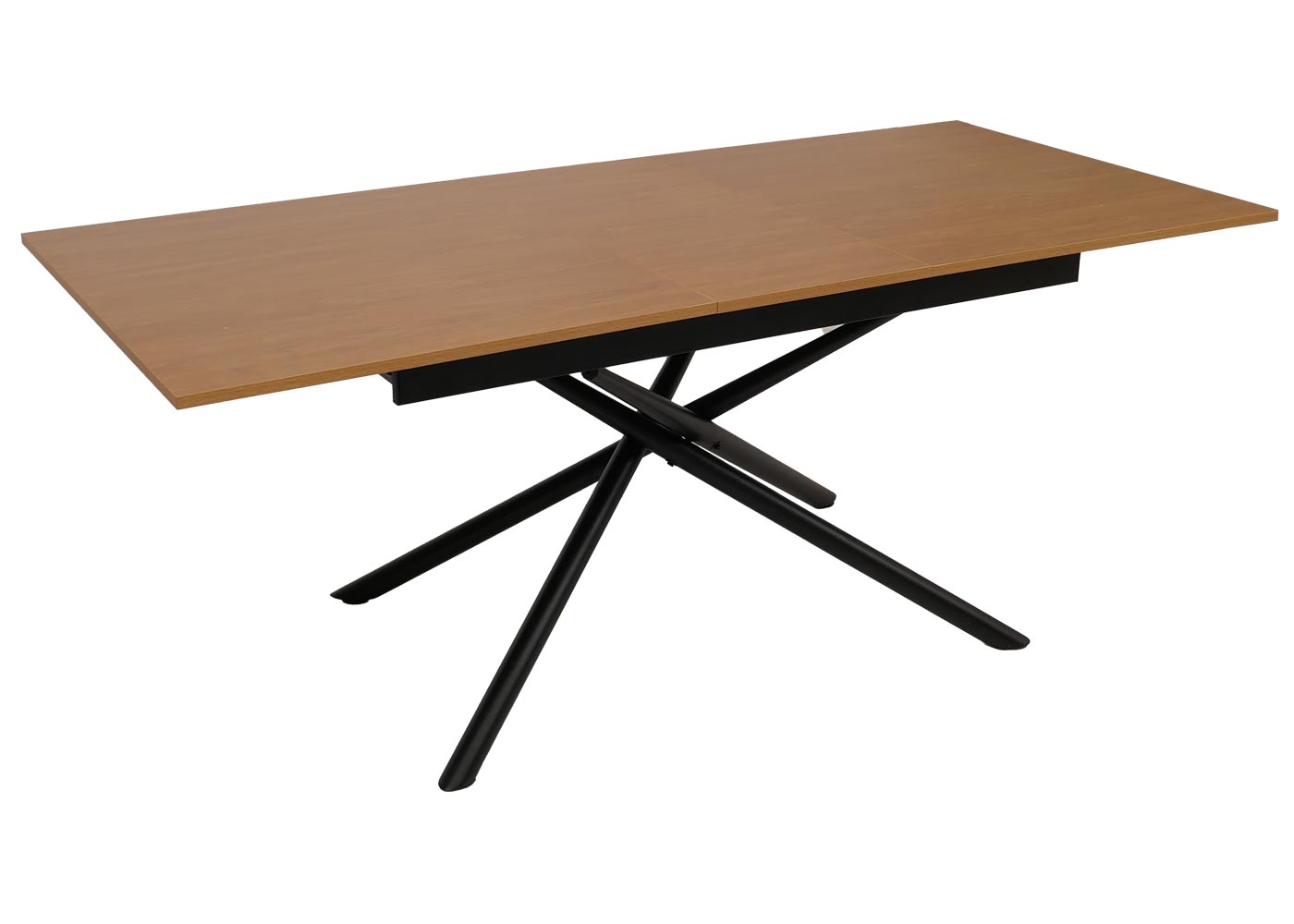 Esszimmertisch HWC-O57 Gesamtansicht ausgezogen 200 cm