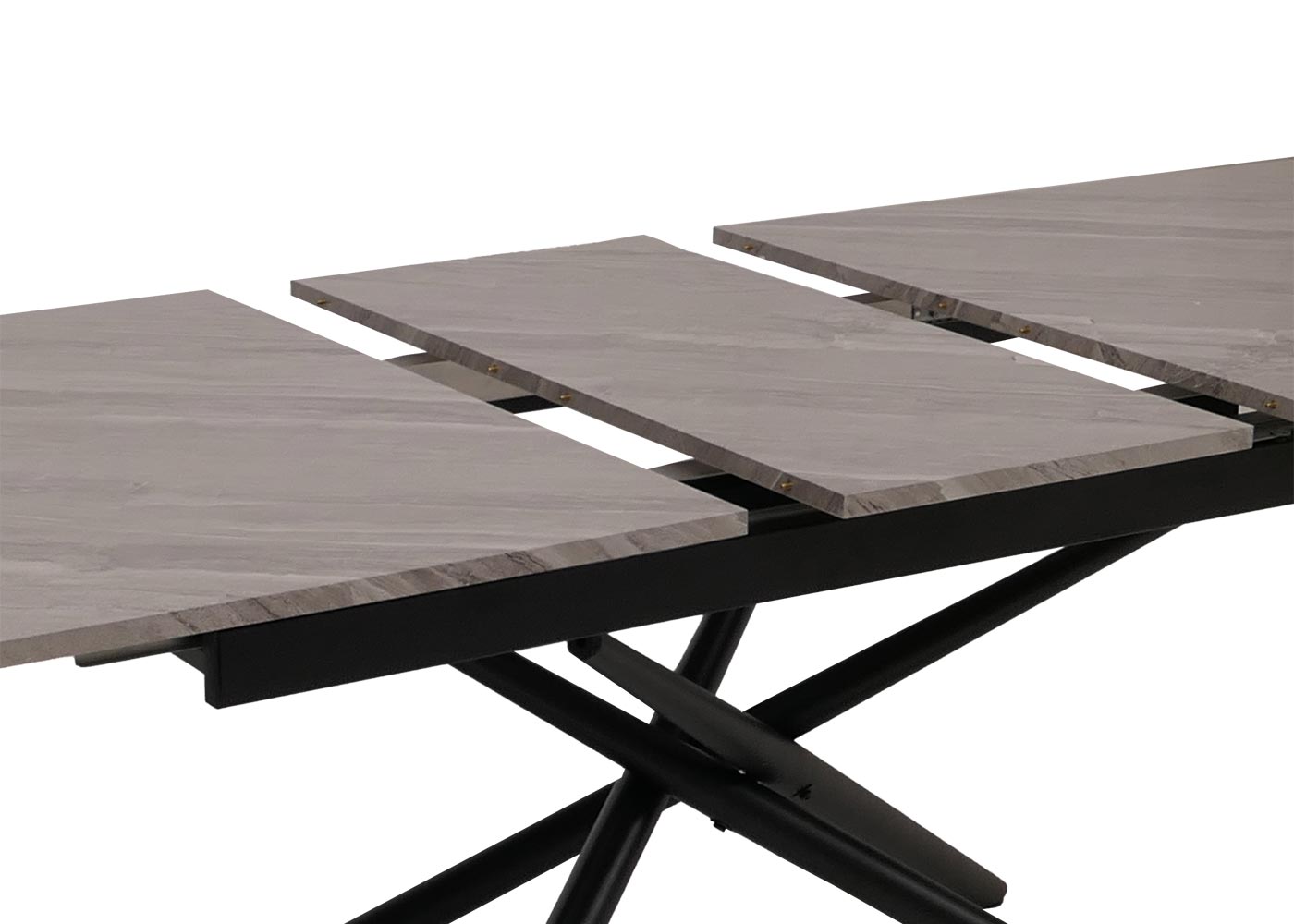 Esszimmertisch HWC-O57 Detailansicht Auszieh-Funktion